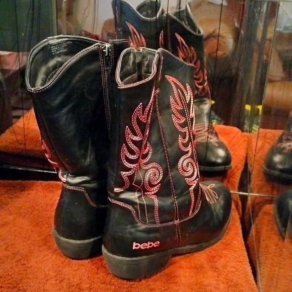 Bebe Size 6 Girl Cowboy Boots - Picture 1 of 6